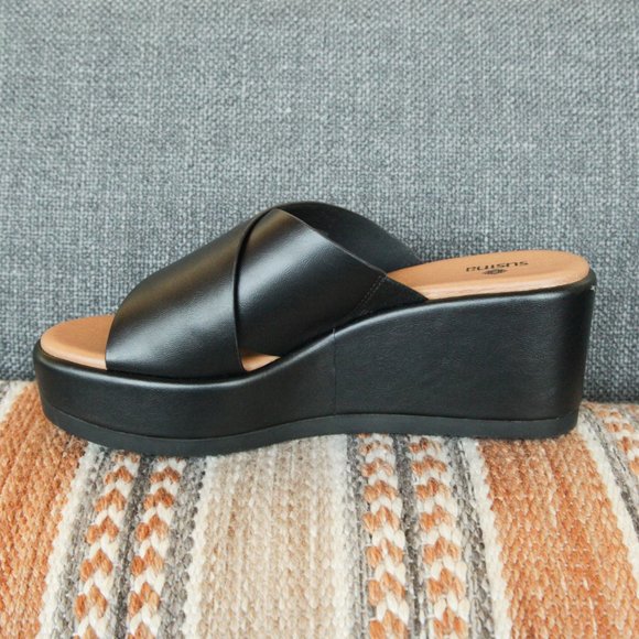 Susina Shoes - Susina Platform Wedge Slides